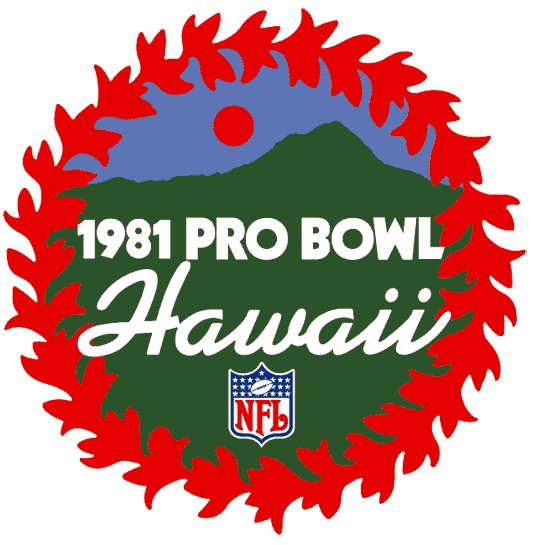 Pro Bowl 1981 Primary Logo iron on transfers for clothing